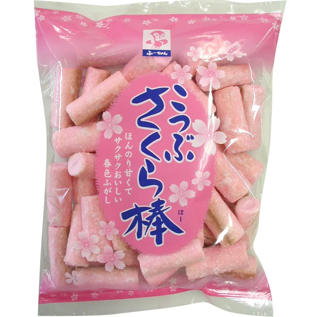 Shikishima Sangyo Kotsubu Sakura Stick Wheat Puff Candy 110g