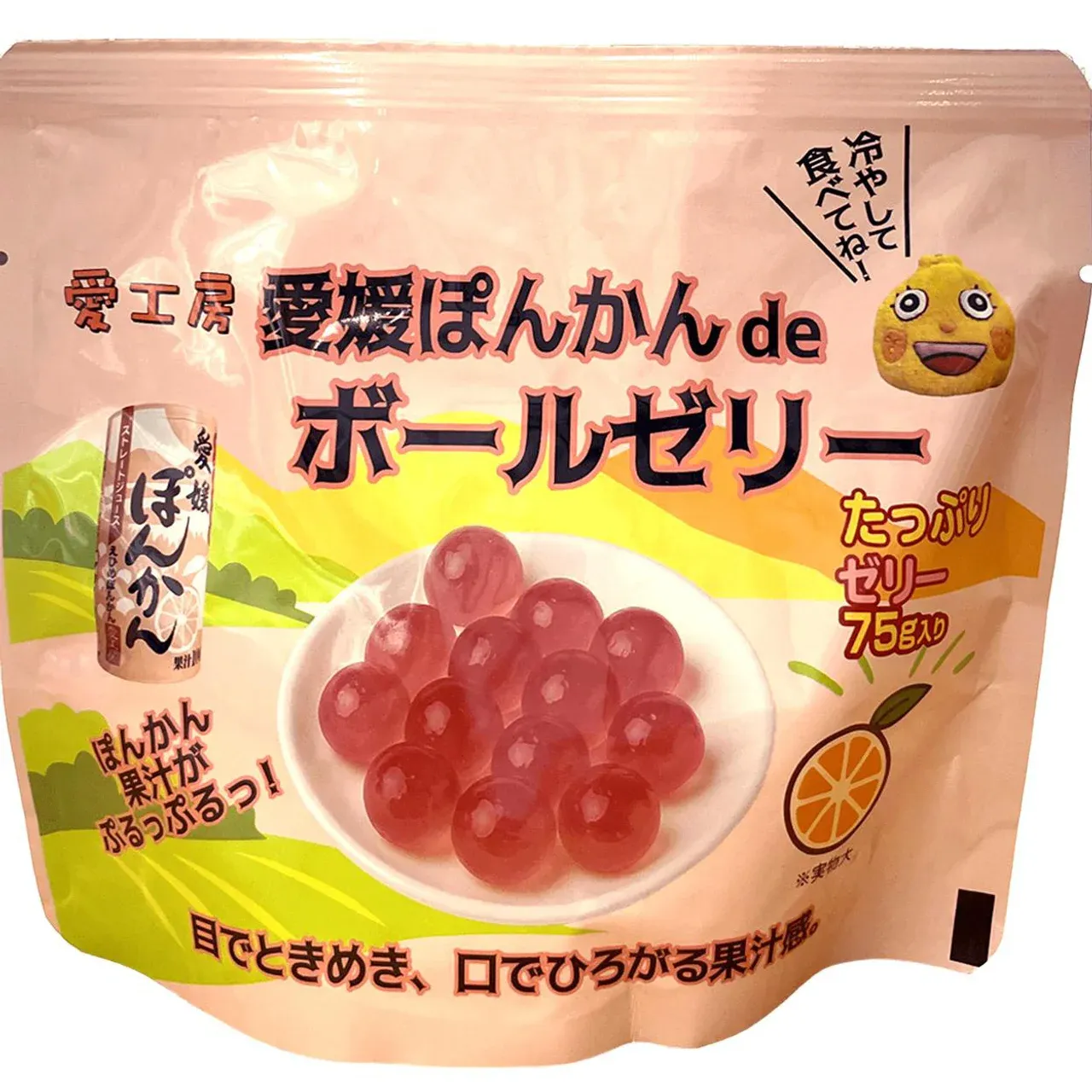 Aikobo Ehime Ponkan Ball Jelly 150g
