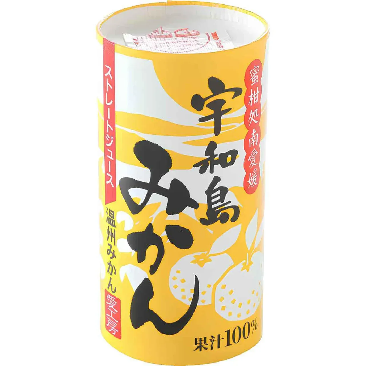 Aikobo Uwajima Unshu Mikan Juice 125ml 100% Straight Mandarin Orange Juice
