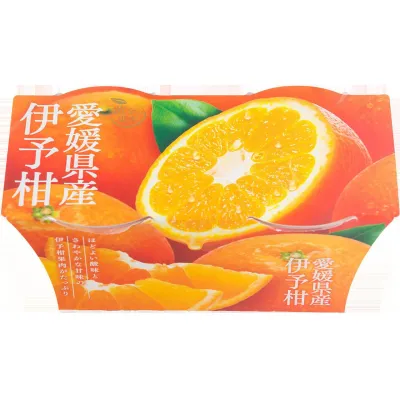 Tanio Golden Fruit Iyokan Jelly 120g x 2 Cups Ehime Citrus Jelly