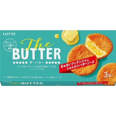 Lotte The BUTTER 3 Pieces Butter Financier Cake