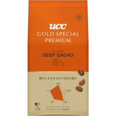 UCC Ueshima Coffee Gold Special Premium Deep Cacao Ground Coffee 140g