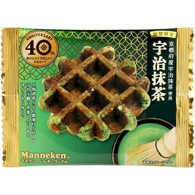 Manneken Uji Matcha Waffle