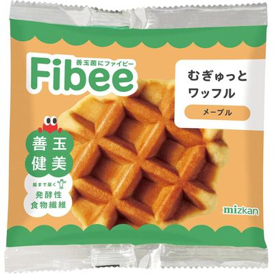 Mizkan Fibee Mugyutto Waffle - Maple