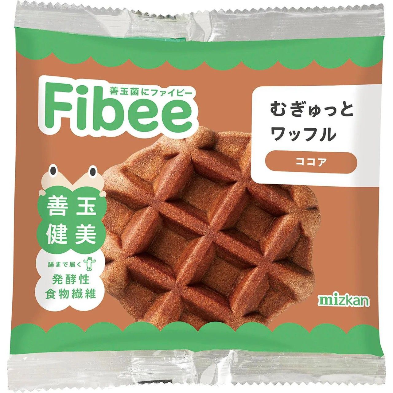 Mizkan Fibee Mugyutto Waffle Cocoa
