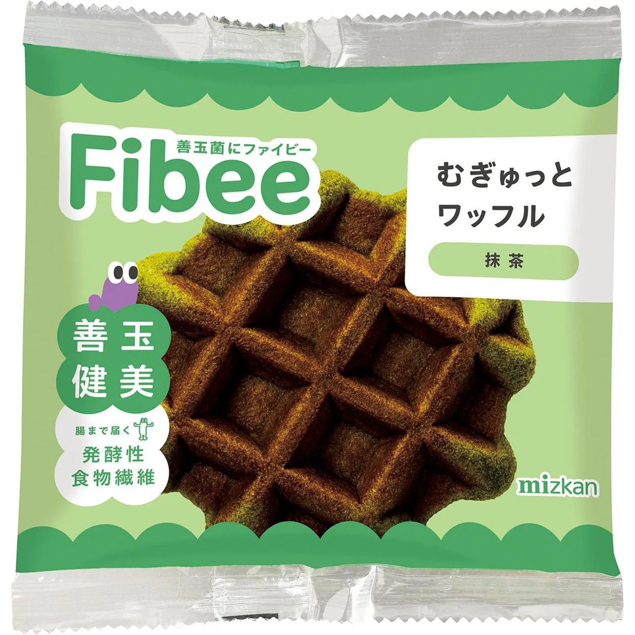 Mizkan Fibee Mugyutto Waffle Matcha