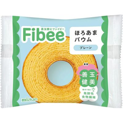 Mizkan Fibee Horo-Ama Baumkuchen Plain 1 Piece