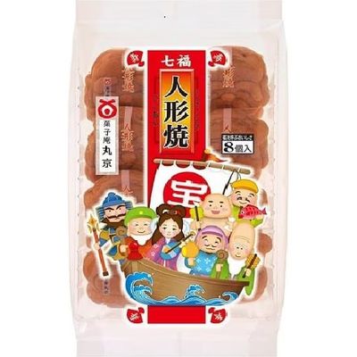 Marukyo Ningyo-yaki – Seven Lucky Gods Castella Manju