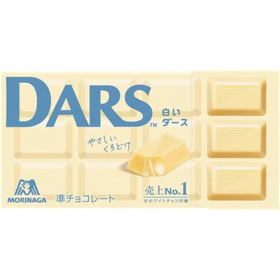 Morinaga Seika White DARS Chocolate 12pcs 47g -SALE