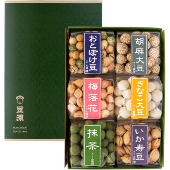 Mamegen Fuumi Ichiryu – Premium Bean Snack Assortment (6 Varieties)
