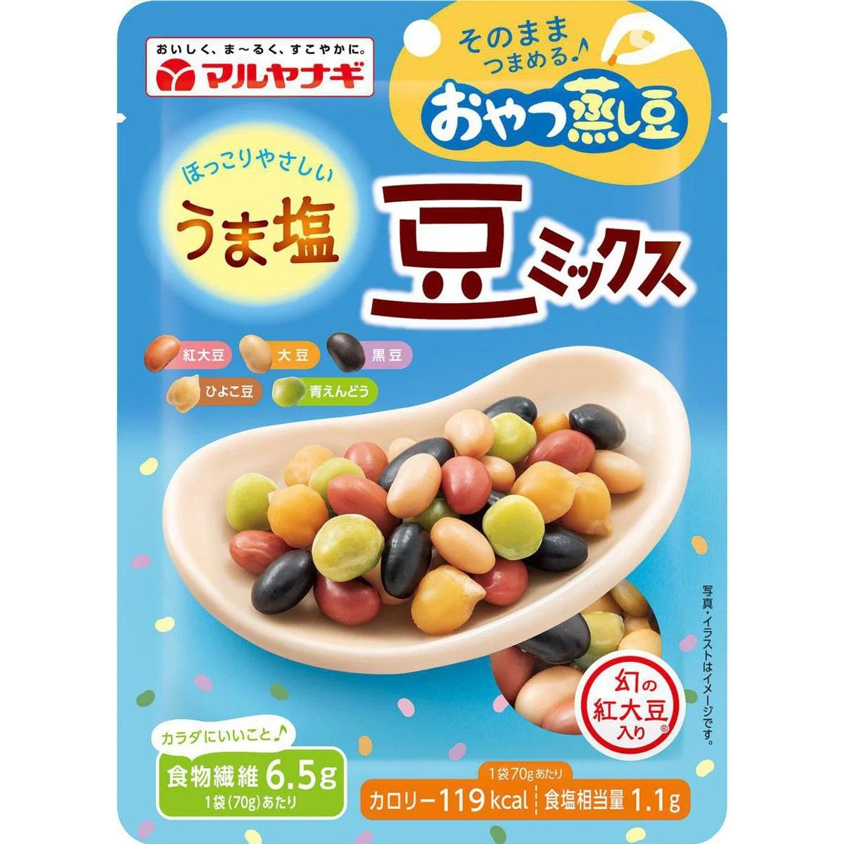 Maruyanagi Umashio Bean Mix – 5-Kind Steamed Beans with Kelp Salt