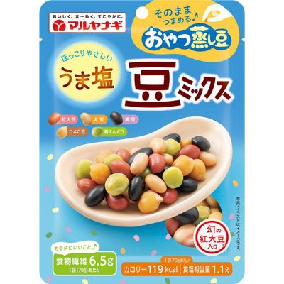 Maruyanagi Umashio Bean Mix – 5-Kind Steamed Beans with Kelp Salt