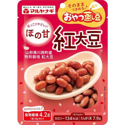 Maruyanagi Oyatsu Mushi Mame Hono Ama Beni Daizu Steamed Red Soybeans 45g
