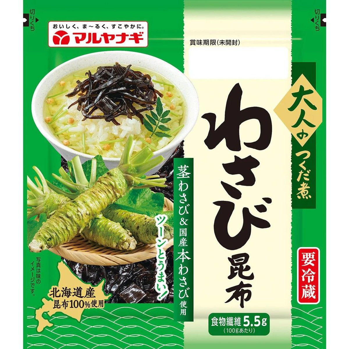 Maruyanagi Adult Tsukudani Wasabi Kombu 80g