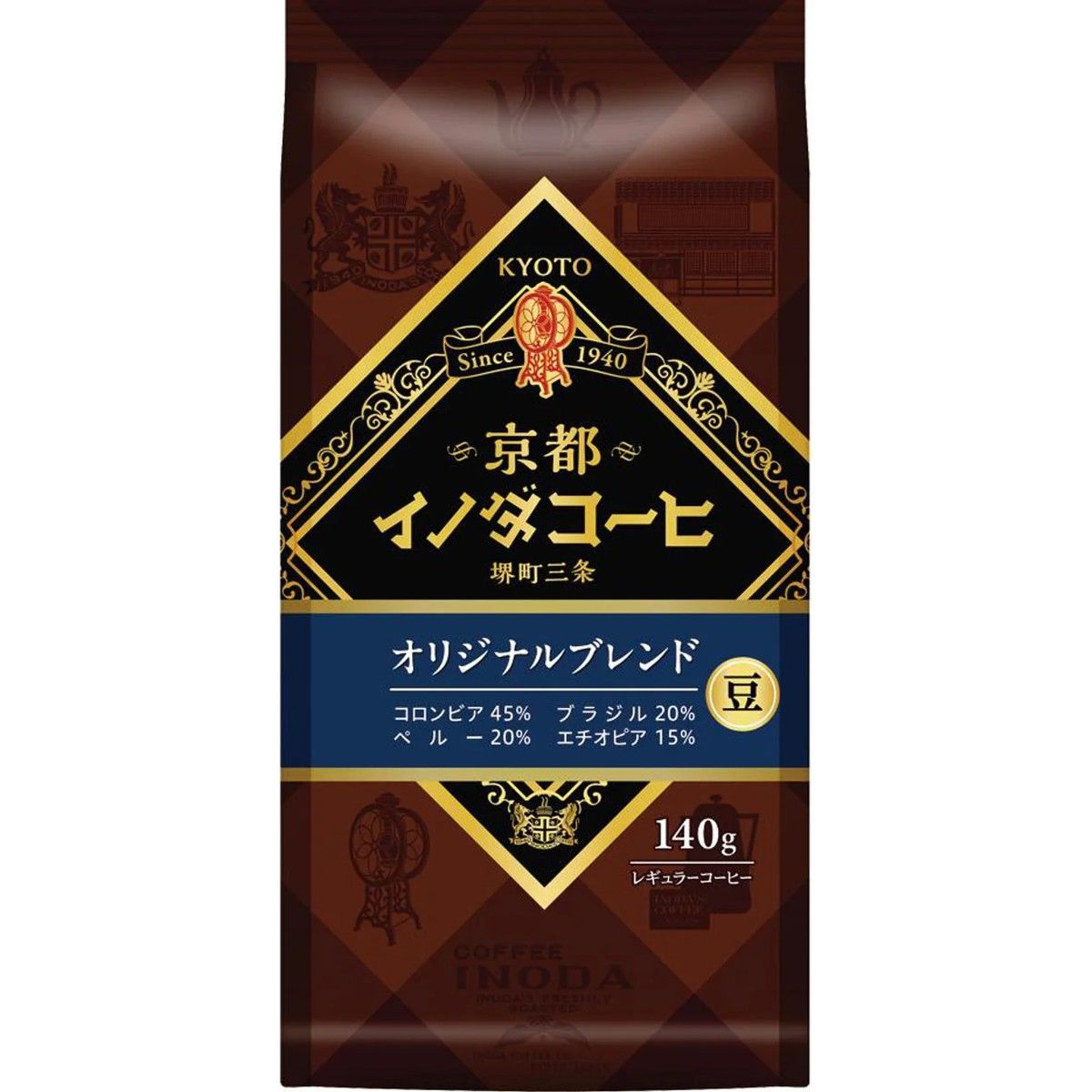 Key Coffee Kyoto Inoda Original Blend Coffee Beans 140g