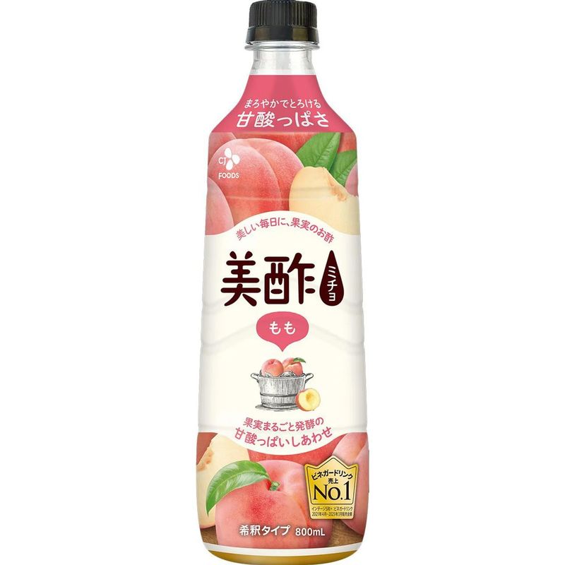CJ Micho Peach Fruit Vinegar Drink 800g