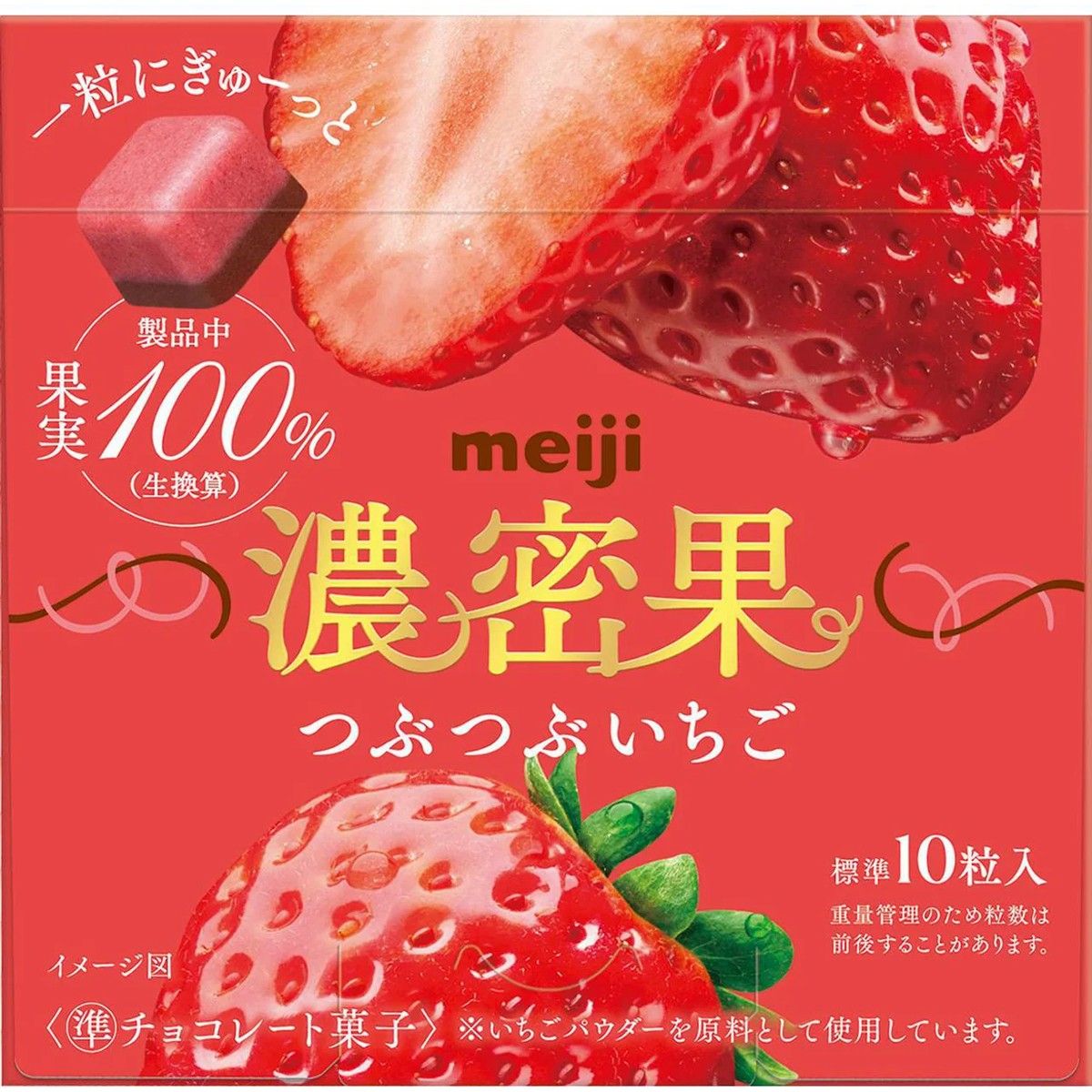 Meiji Dense Fruit Strawberry Chocolate
