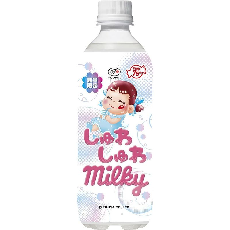 ミルク Fujieda Sana Fujiya Shuwa Shuwa Milky Carbonated Drink 500ml