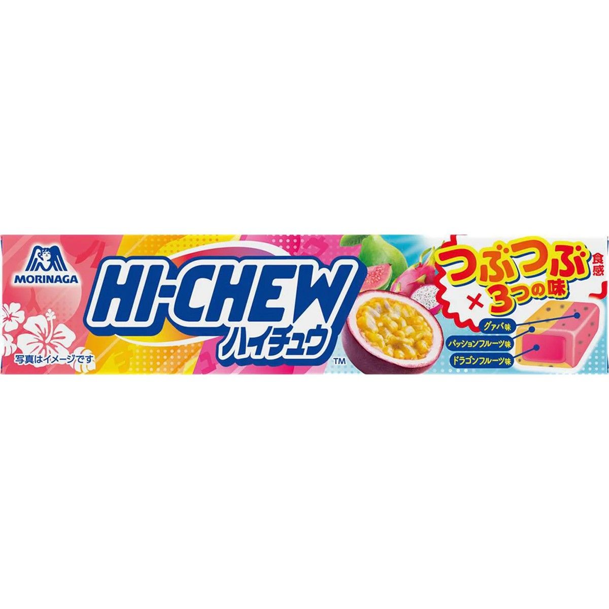 Morinaga Hi-Chew Tropical Mix with Fruit Bits - 12 Pieces