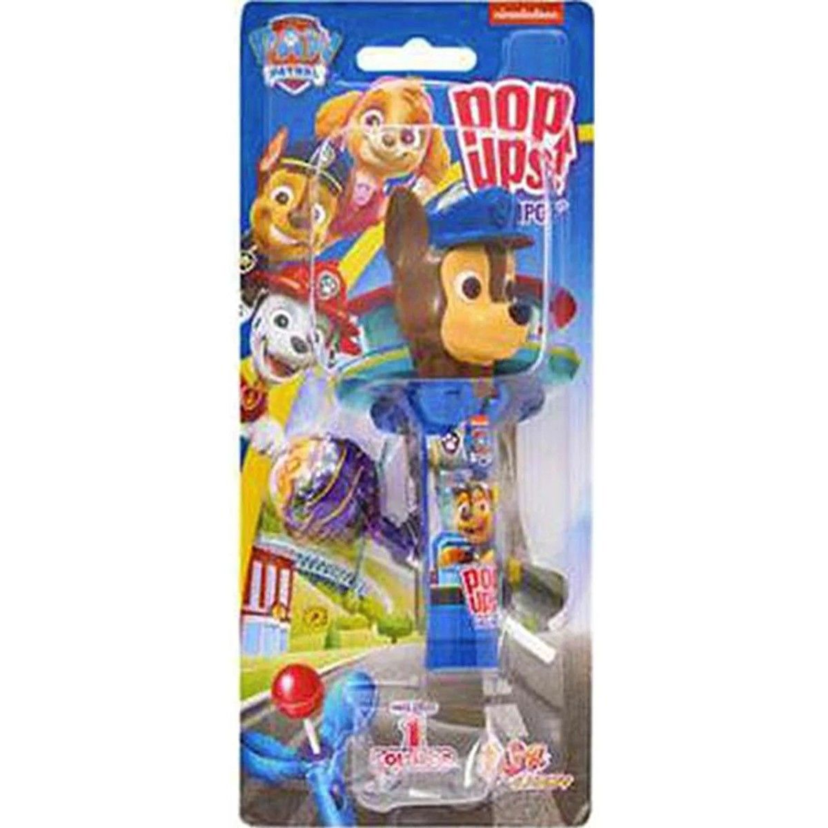 Chupa Chups Pop Ups! Paw Patrol Chase 12g