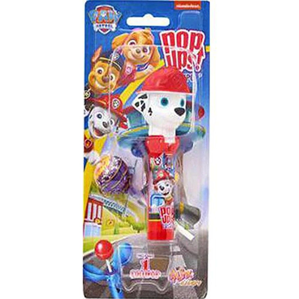 Chupa Chups Pop Ups! Paw Patrol Marshall 12g