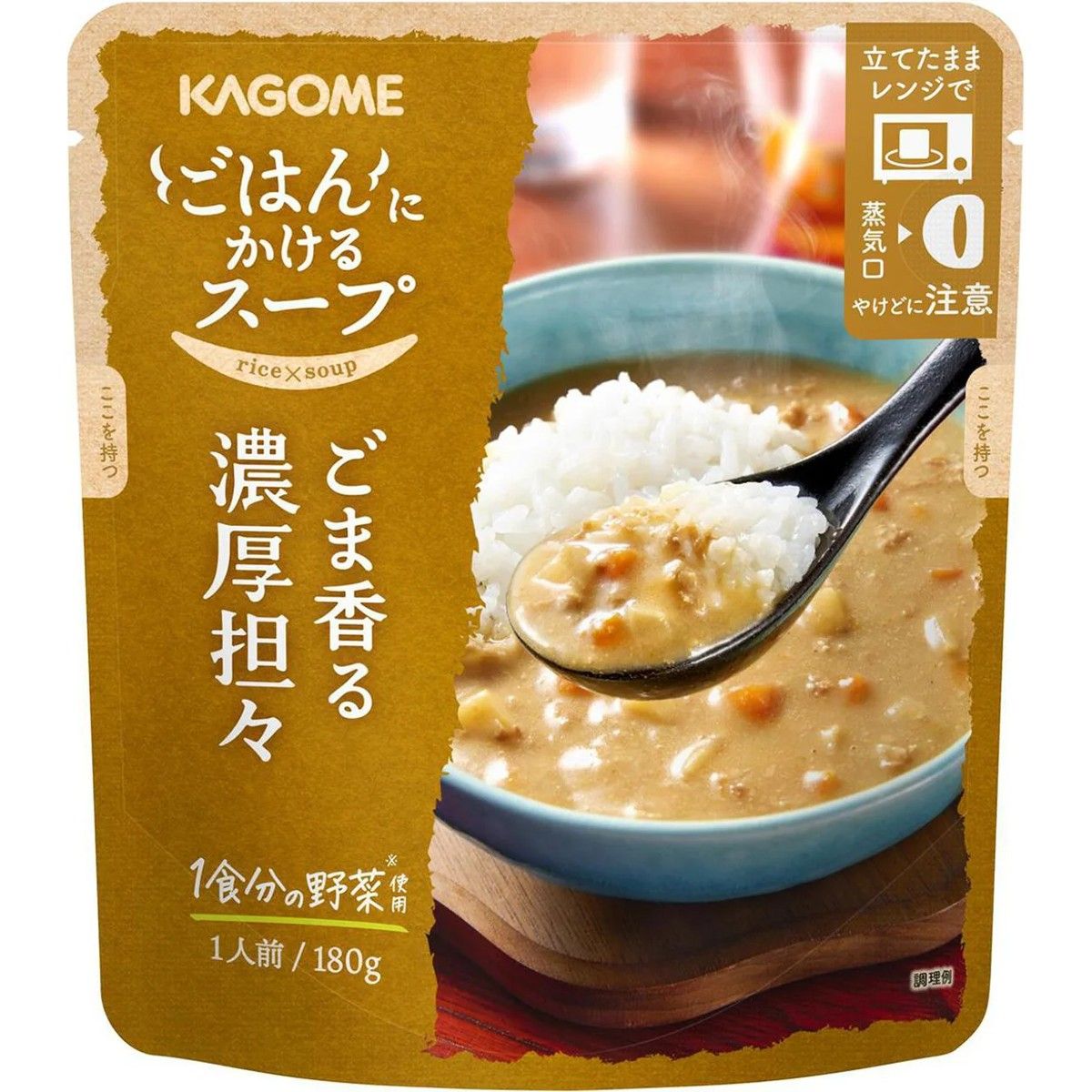 Kagome Rice Topping Soup - Rich Sesame Tantanmen Style 180g