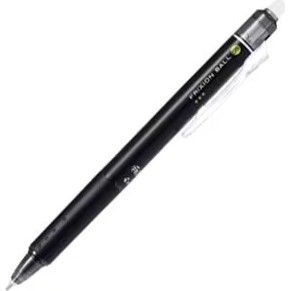 Pilot FrixionBall Knock 0.5mm Retractable Pens 6 Colors, Color: Black