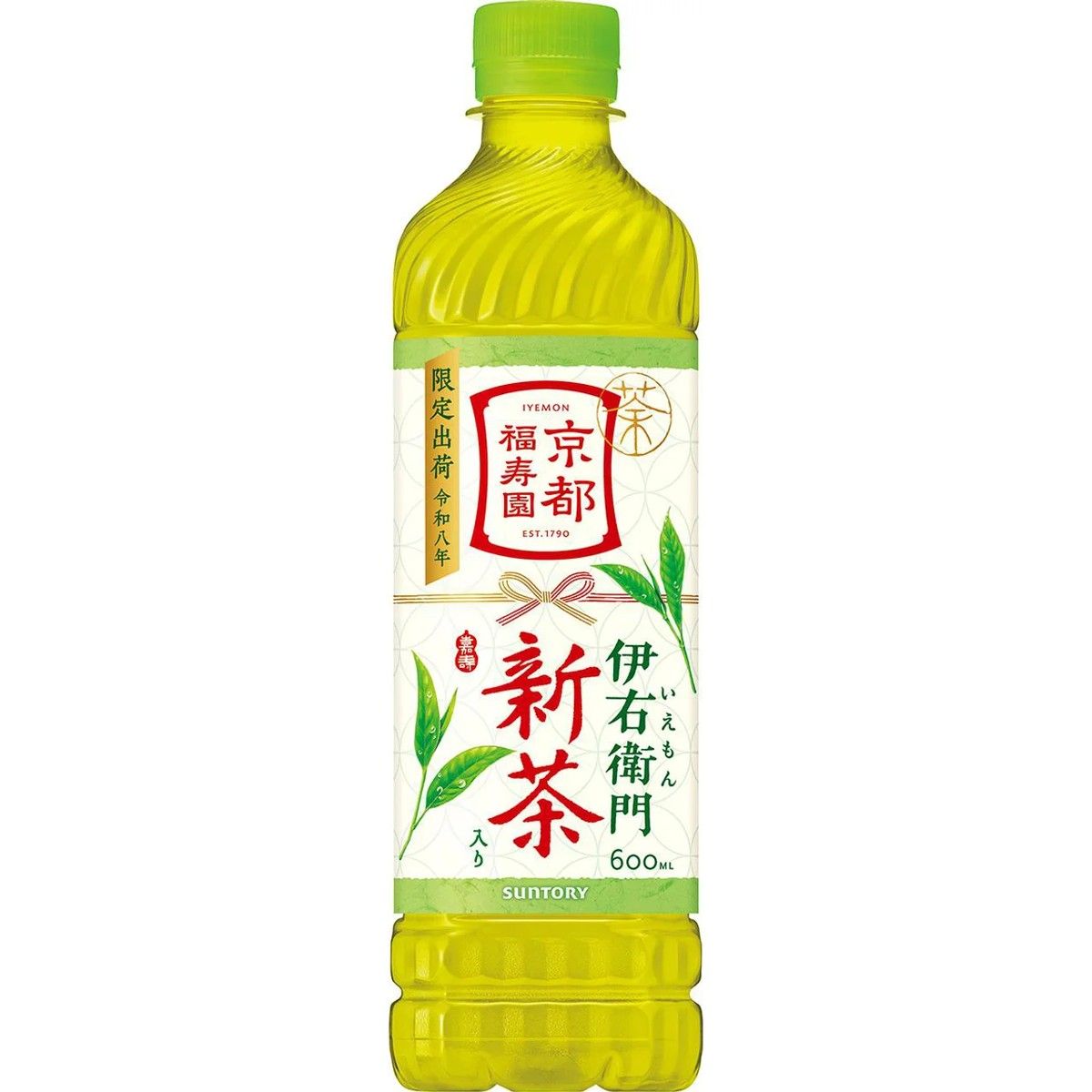 Suntory Iyemon Green Tea with New Tea Leaves 600ml
