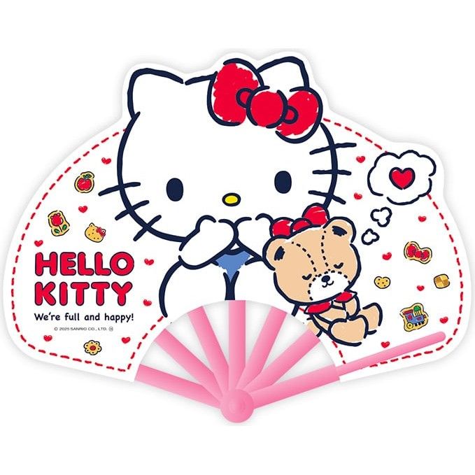 Character Plastic Fan 2026 Hello Kitty