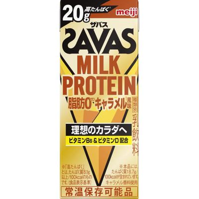Meiji SAVAS Milk Protein Caramel 200ml -SALE