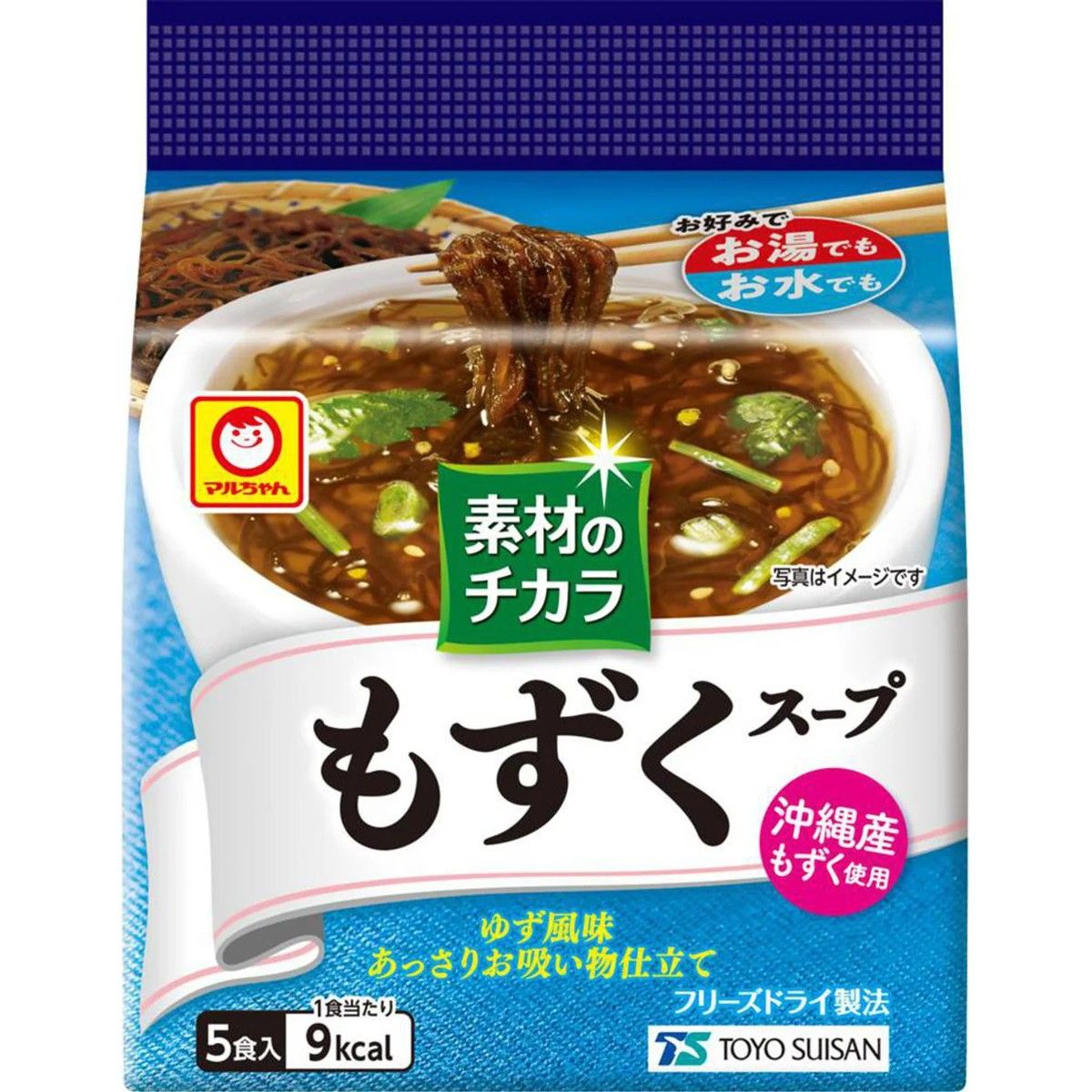 Maruchan Mozuku Seaweed Soup 18g (3.6g x 5 Pack)