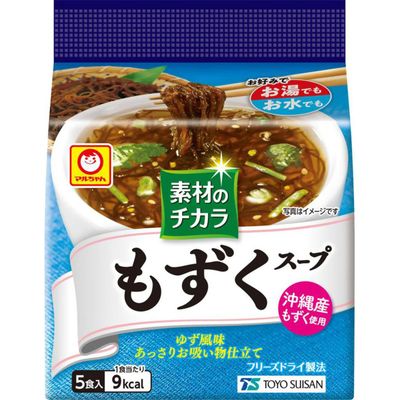 Maruchan Mozuku Seaweed Soup 18g (3.6g x 5 Pack) Maruchan Mozuku Seaweed Soup 18g (3.6g x 5 Pack)