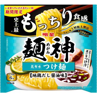 Myojo Megami Kombu Water Tsukemen Jidori Soy Sauce 112g