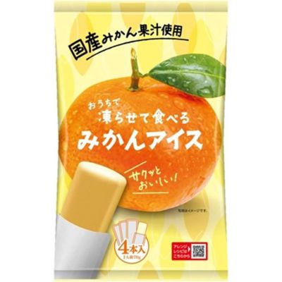 Tanio Shokuryo Freeze-at-Home Mikan Ice 280g (70g x 4 Pack)