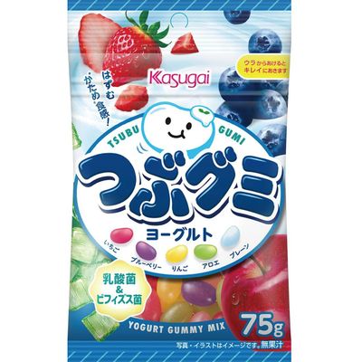 Kasugai Tsubu Gumi Yogurt Gummy 75g