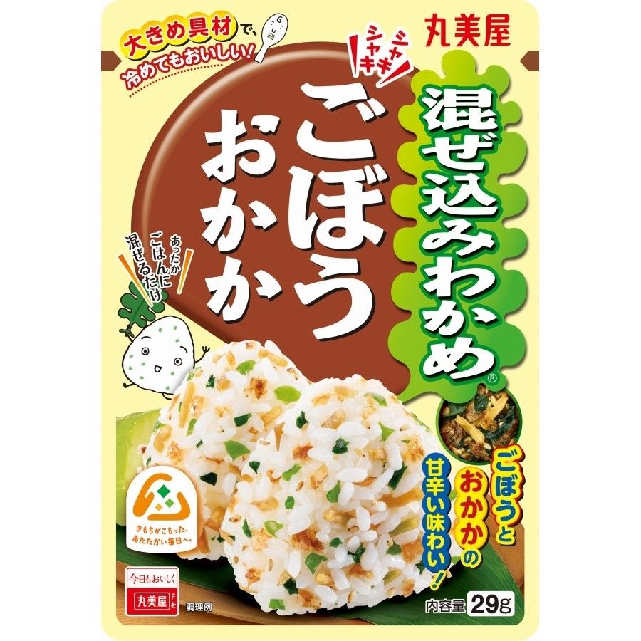 Marumiya Mazekomi Wakame Burdock &amp; Okaka Furikake 29g -SALE