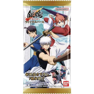 Bandai, Gintama: Yoshiwara Arc Twin Wafers with Metallic Cards Bandai, Gintama: Yoshiwara Arc Twin Wafers with Metallic Cards