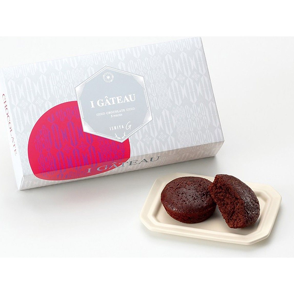 Ishiya, I GATEAU, Chocolate &amp; Hokkaido Butter Baked Sweets, 5 pcs in box