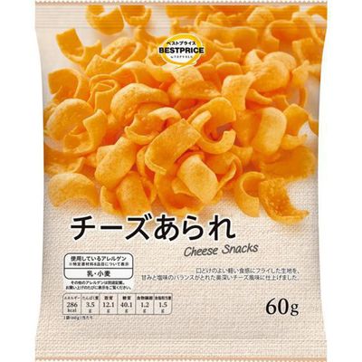 Top Value Best Price Cheese Arare Rice Crackers 60g