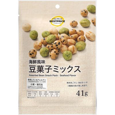 Top Value Best Price Seafood Flavored Bean Snack Mix 41g