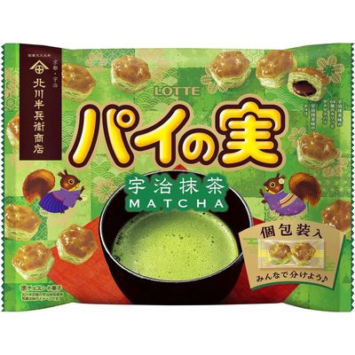 Lotte Pie no Mi Share Pack Uji Matcha 124g