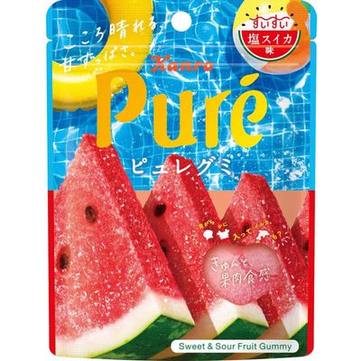 Kanro Pure Gummy Salty Watermelon 52g