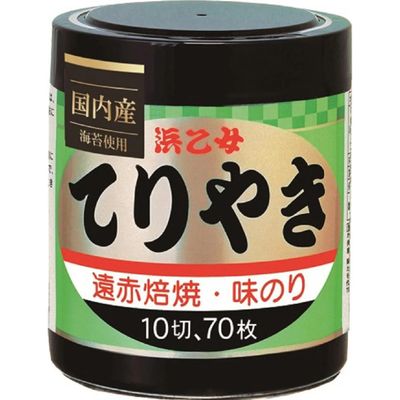 Hamaotonome Far-Infrared Roasted Seasoned Nori Teriyaki Tabletop 70 Sheets
