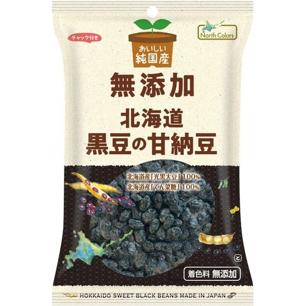 North Colors Hokkaido Black Soybean Amanatto No Additives 80g