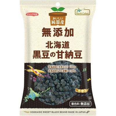 North Colors Hokkaido Black Soybean Amanatto No Additives 80g North Colors Hokkaido Black Soybean Amanatto No Additives 80g