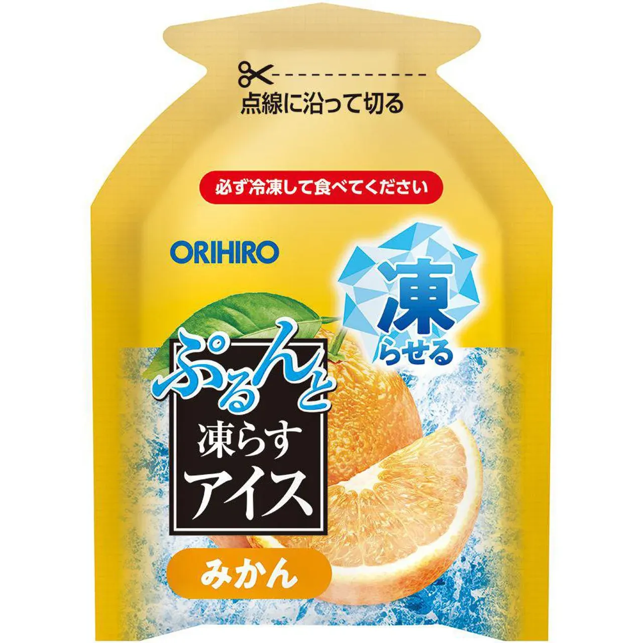Orihiro Purunto Freeze Ice Mikan & Grape 12 Pieces 216g