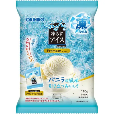 Orihiro Purun to Korase Ice Premium Vanilla 10 Pieces Orihiro Purun to Korase Ice Premium Vanilla 10 Pieces