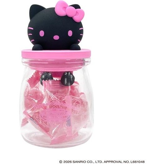 Toman Toys Sanrio Characters Hello Kitty Candy Bottle BK/PK 6 Pieces