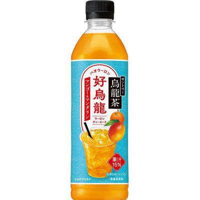 Suntory Kou Oolong Mango &amp; Mandarin Oolong Tea Ade 500ml