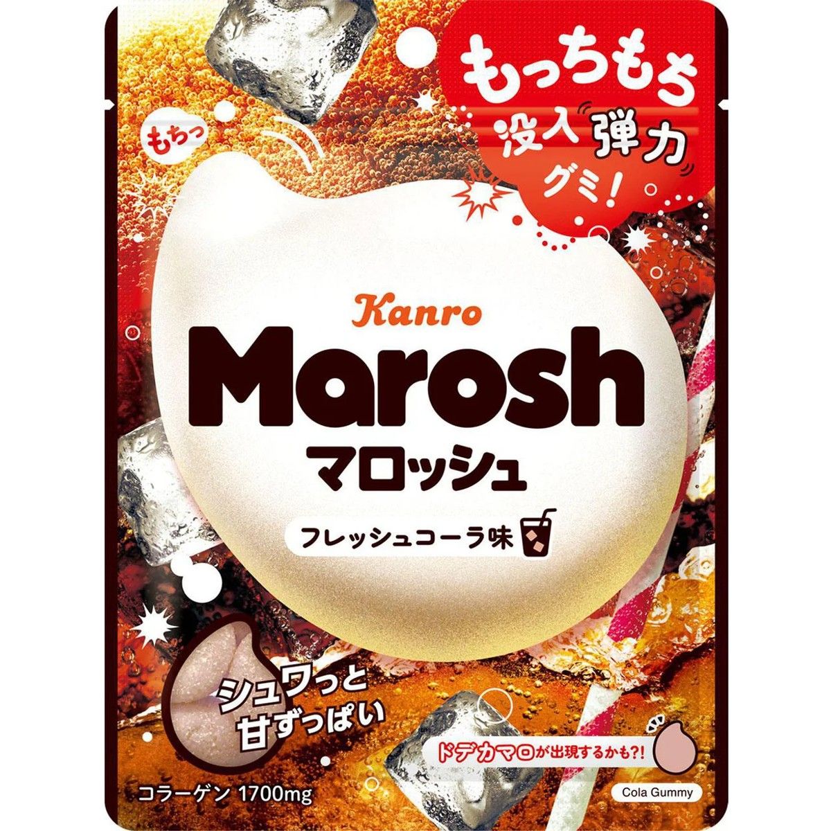 Kanro Marosh Fresh Cola Gummy Marshmallow 46g